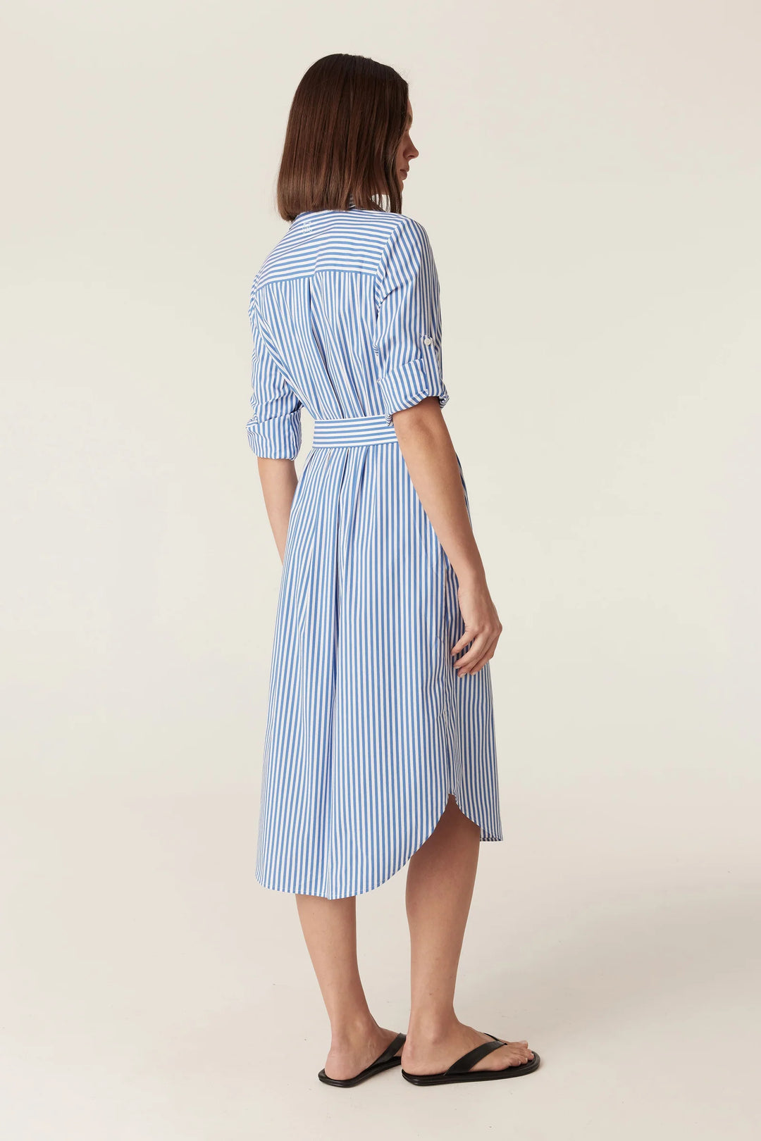 Cable | Portsea Shirt Dress | Blue Stripe