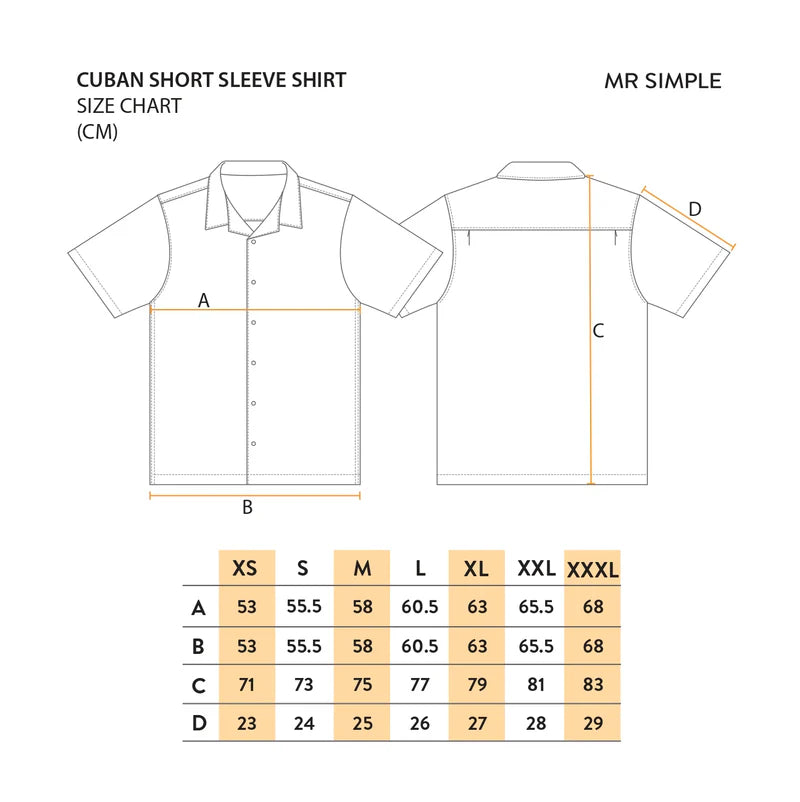 Simple | Cuban Linen Short Sleeve Shirt | Fog Green