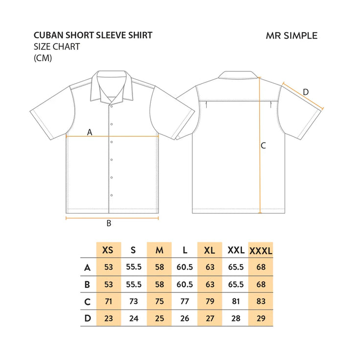 Simple | Cuban Linen Short Sleeve Shirt | Fog Green