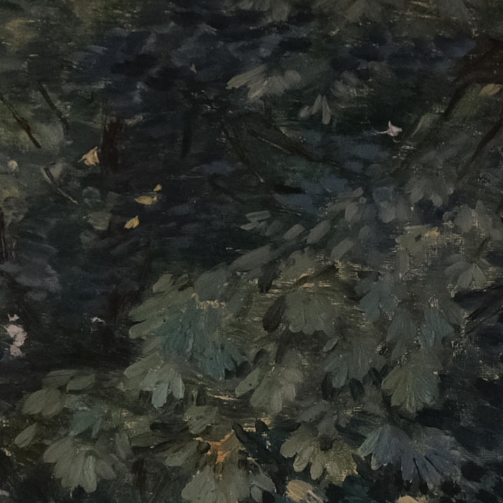 French Jardin Painting on unframed canvas | Rouen | France