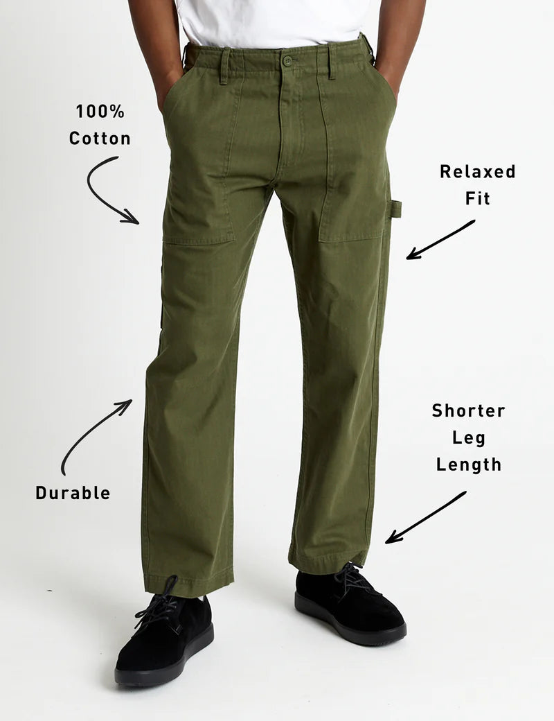 Simple | Carpenter Pant | Vintage Army