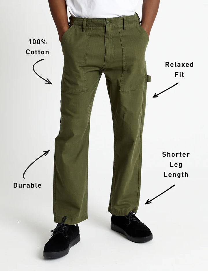 Simple | Carpenter Pant | Vintage Army