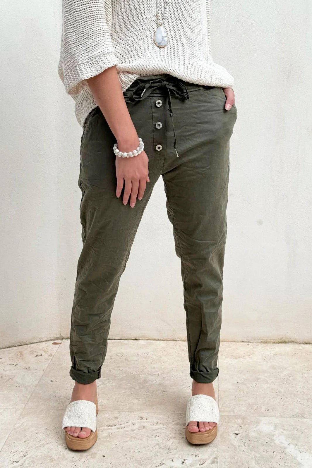 Bypias | Casual Tencel Jogger | Olive