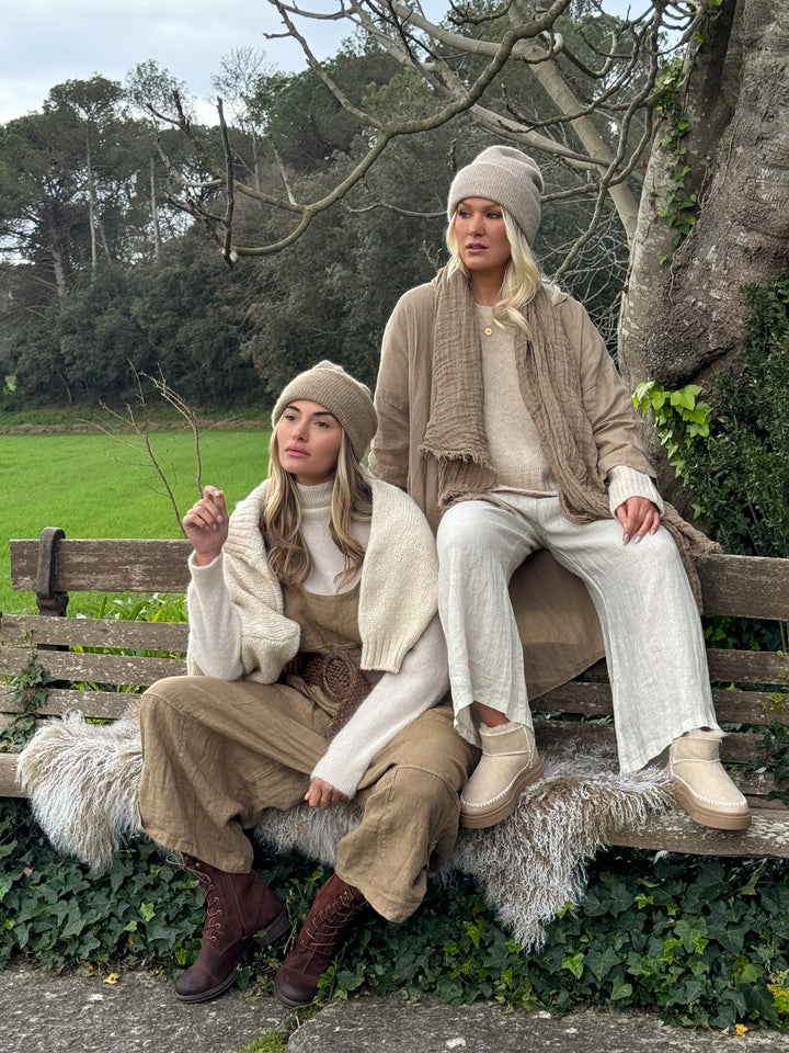 Bypias | Chamonix Alpaca Beanie | Beige