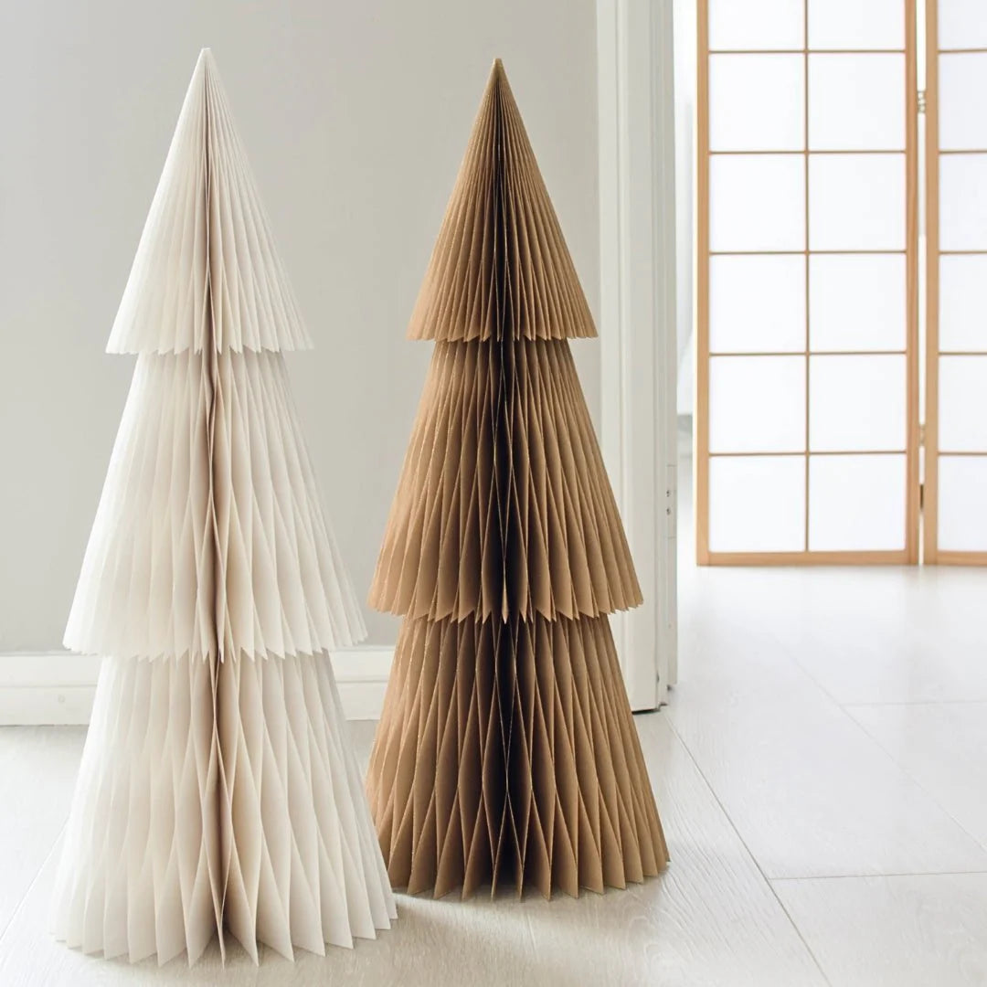 Deluxe Standing Paper Tree | Flaxseed | 95cm