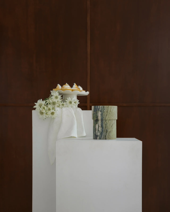 Embracement Large Vessel / Holder | Verde Green Marble