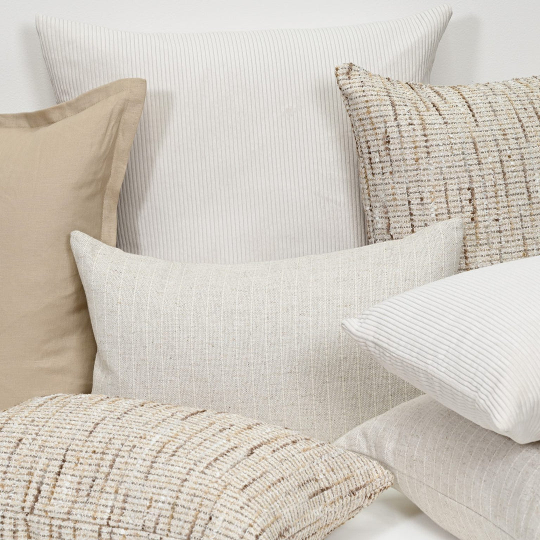 Coco Tex Natural Tweed Cushion & Insert | 35x55cm