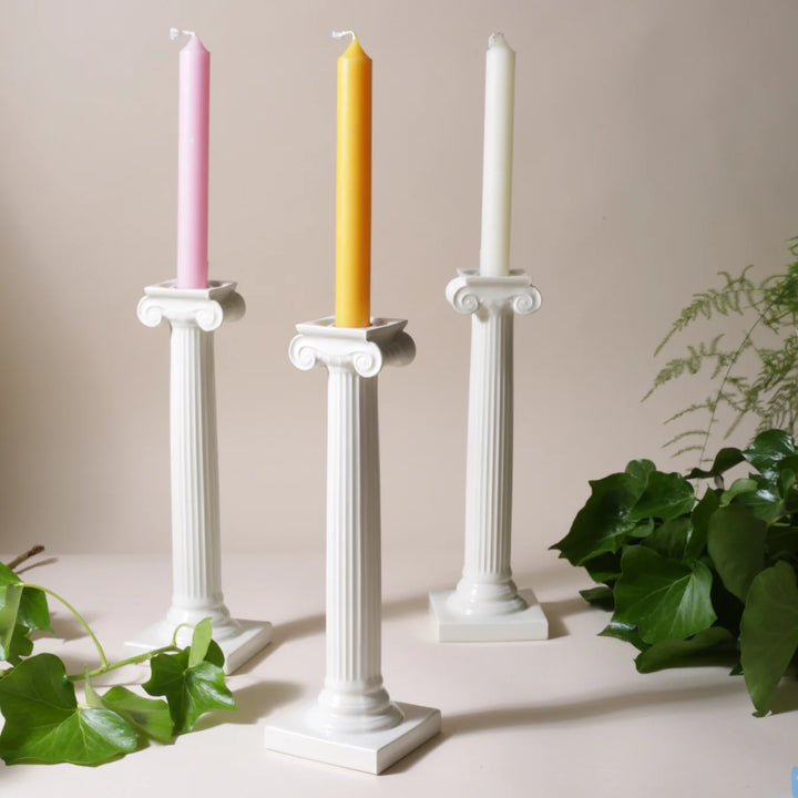 BOX OF 12 Dinner Candle | Bronze | Made in France (Pay for 11, Get 12)