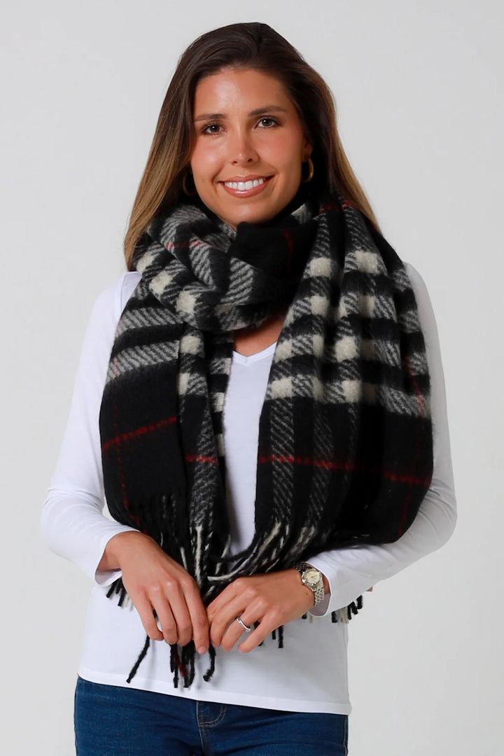Tartan Check Scarf DN0157