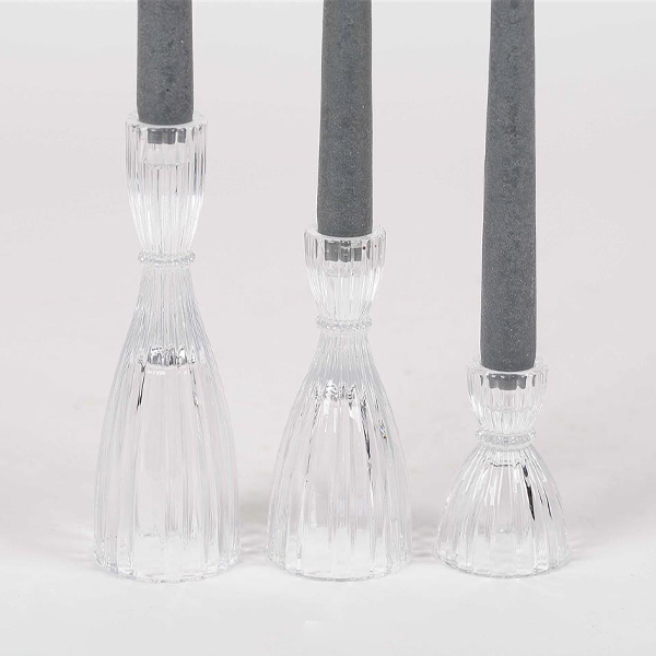 Dame Glass Candleholder | 9cm