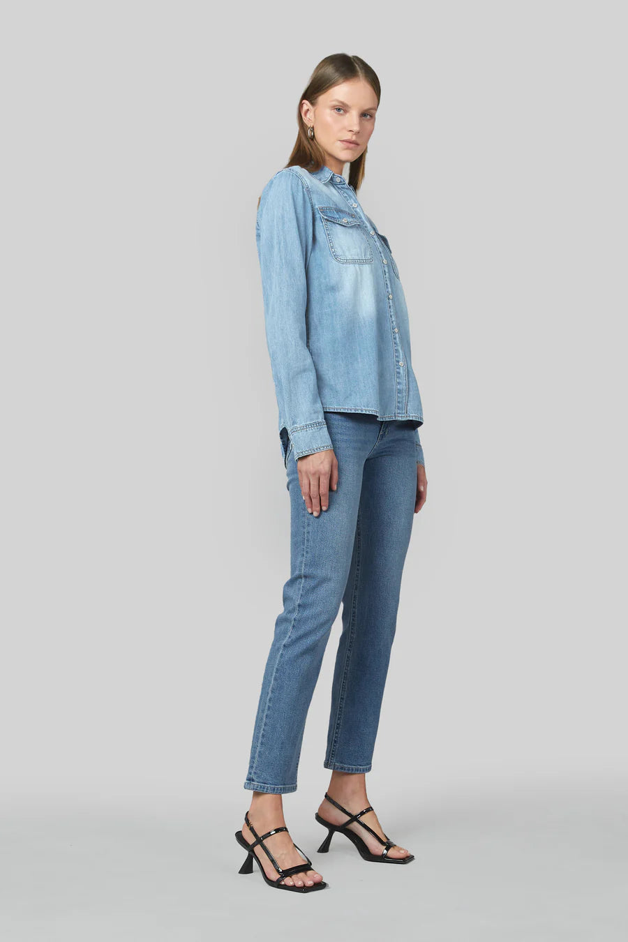 Dricoper- Valiant Sunbleach Denim Shirt