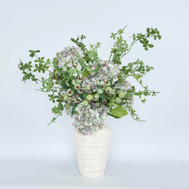 Faux Eucalyptus Gumnut Spray | Green | 67cm