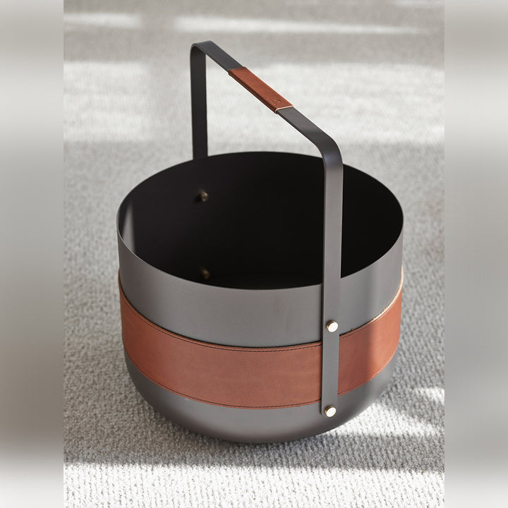 Eldvarm Emma Wood Basket | Havane