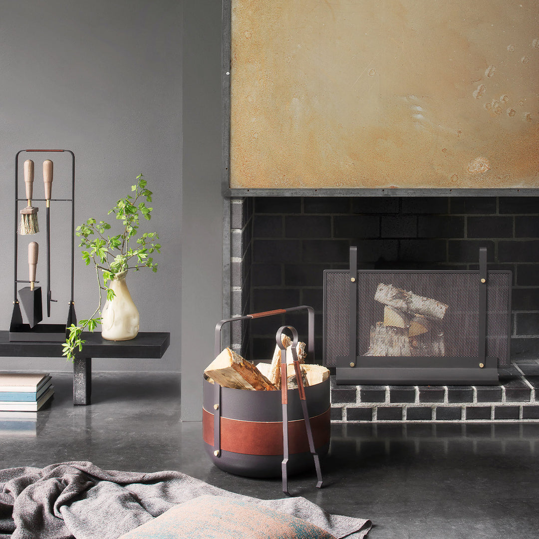 Eldvarm Emma Wood Basket | Havane