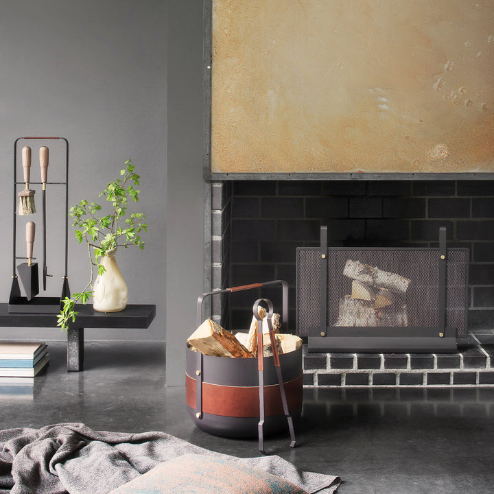 Eldvarm Emma Wood Basket | Havane