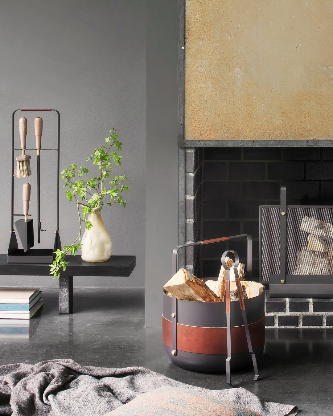 Eldvarm Emma Wood Basket | Havane