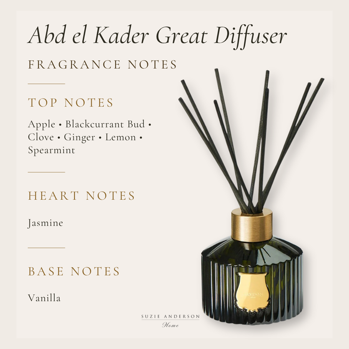 Trudon | Great Diffuser 1000ml | Abd el Kader | Moroccan Mint Tea