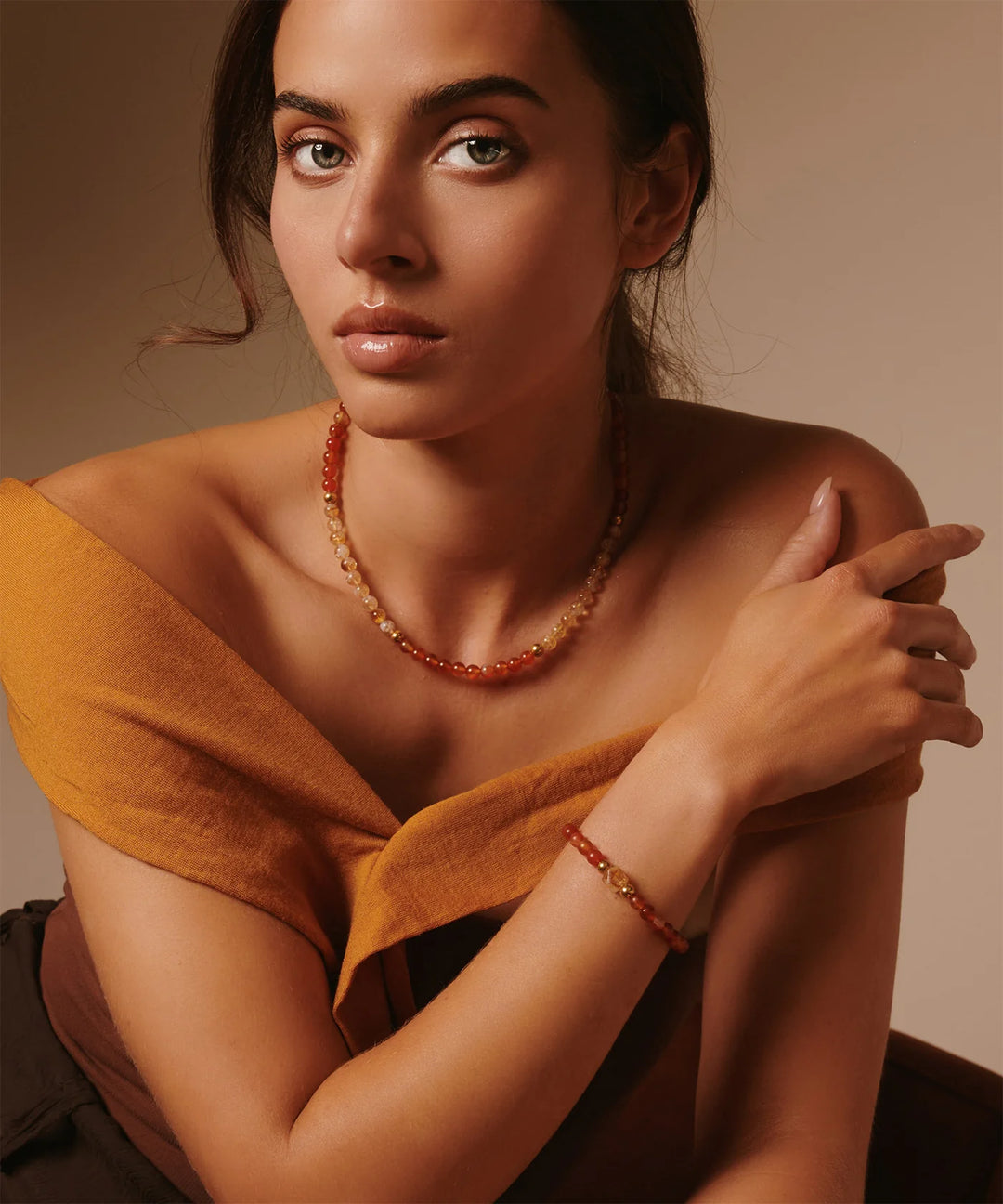 Spiritus | Fire Horse Bracelet | Citrine, Carnelian