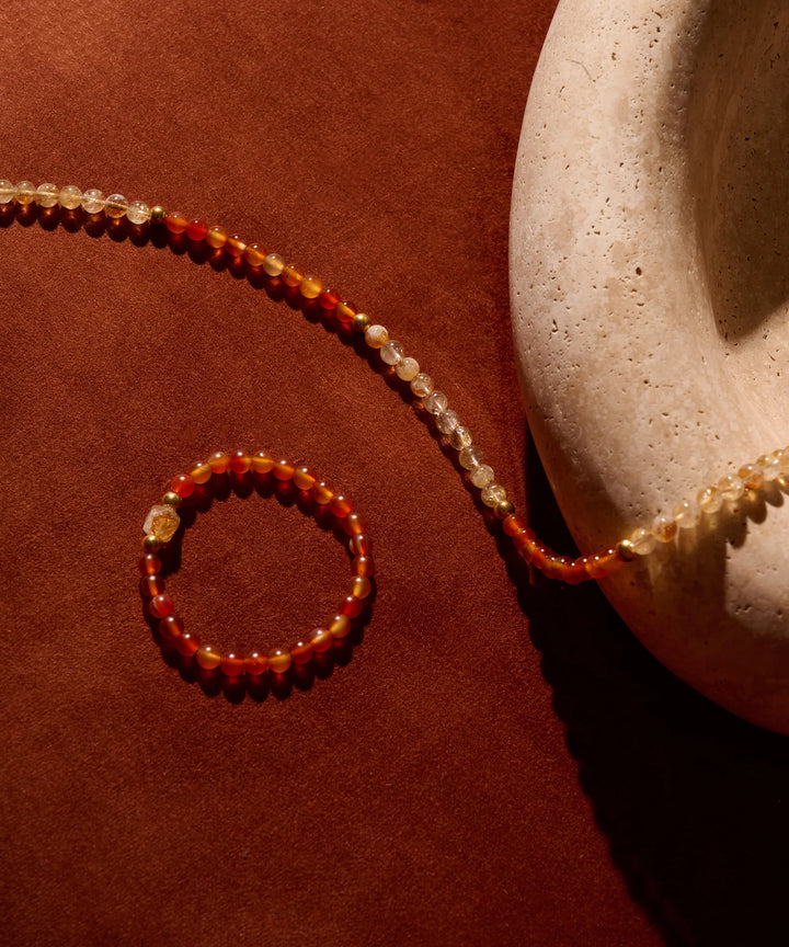 Spiritus | Fire Horse Bracelet | Citrine, Carnelian