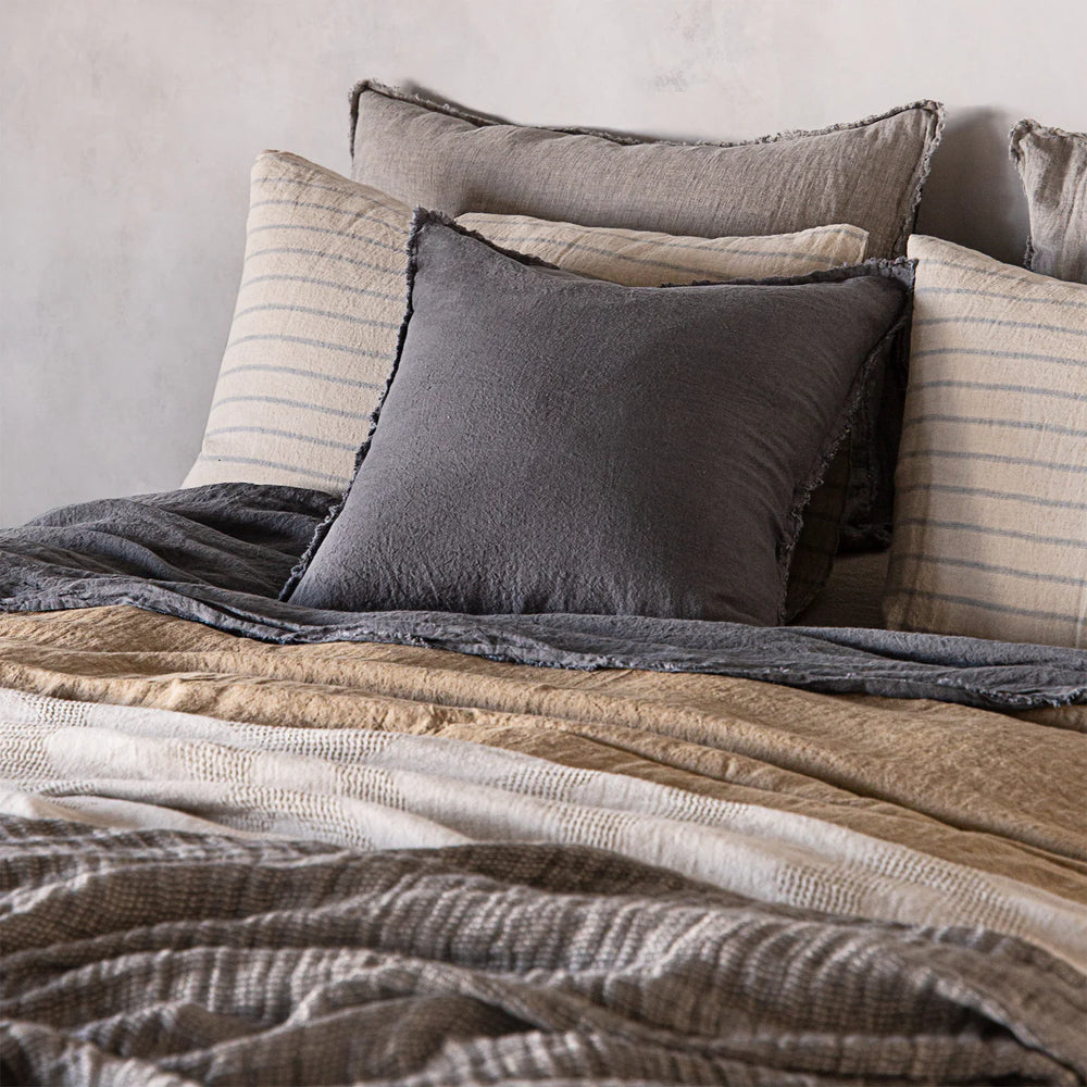 Basix Standard Pillowcase Big stripe | Roy/Sable-Suzie Anderson Home