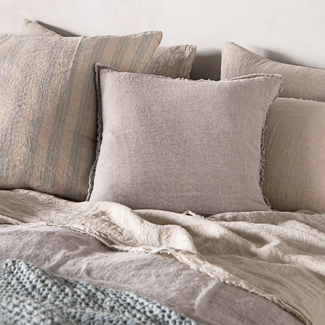 Basix Euro Pillowcase Group Stripe | Roy/Sable-Suzie Anderson Home