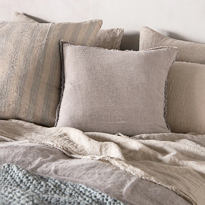 Basix Euro Pillowcase Group Stripe | Roy/Sable-Suzie Anderson Home