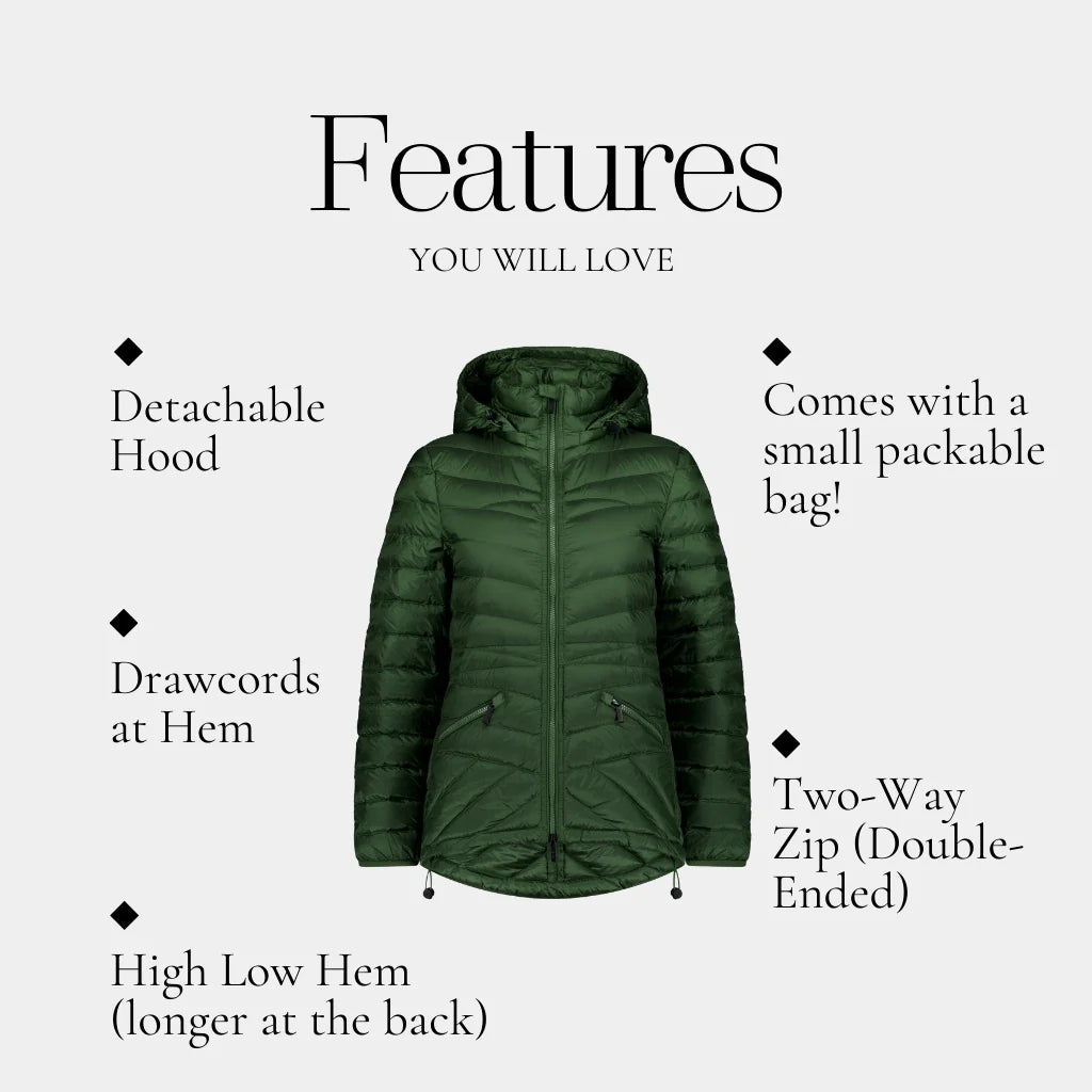 Moke | Cushla Down Jacket | Cypress