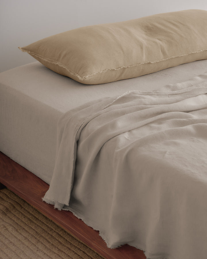 Flocca Body Linen Cushion Cover | Carmel