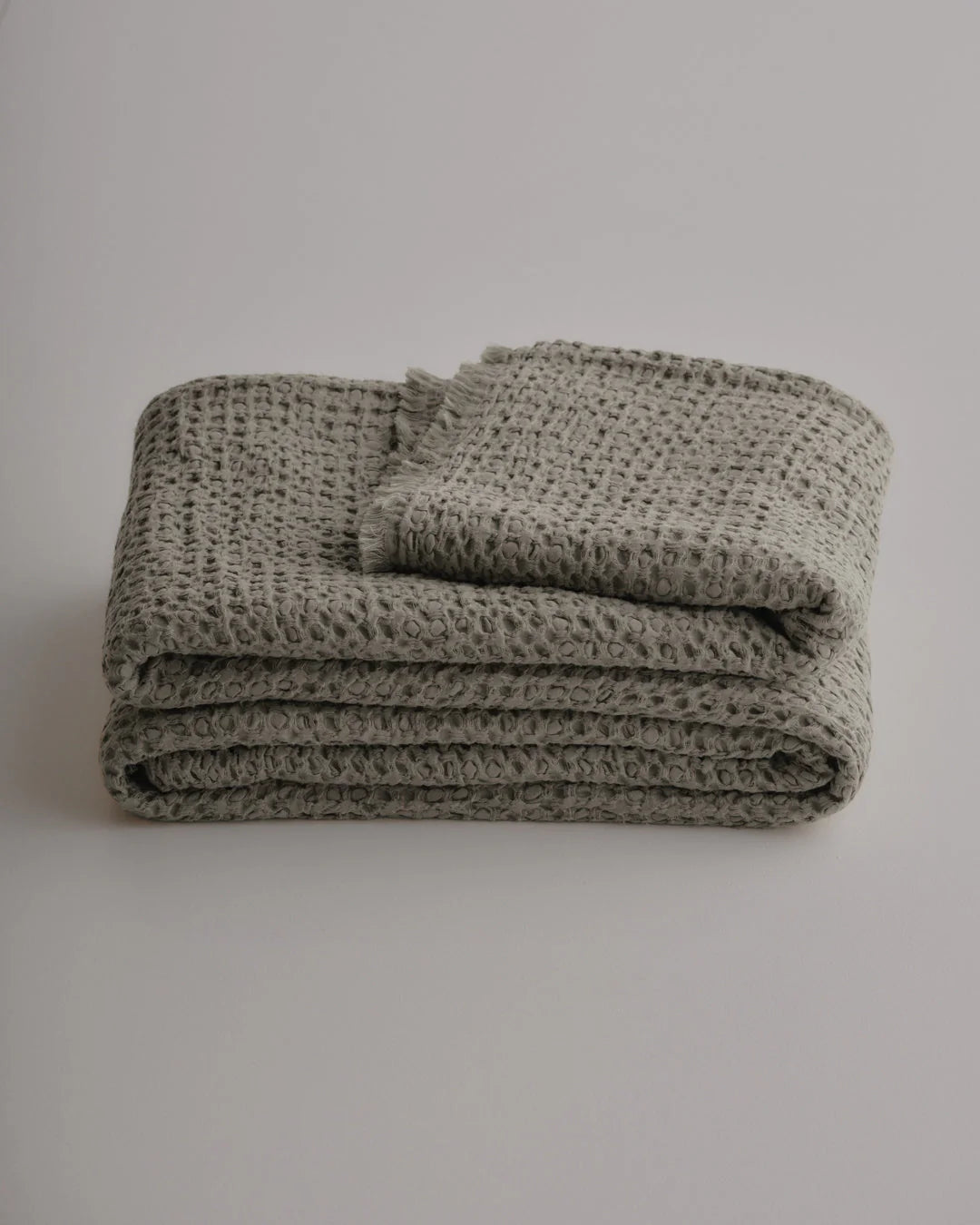 Flocca Linen Blanket | Elk | 230x260cm