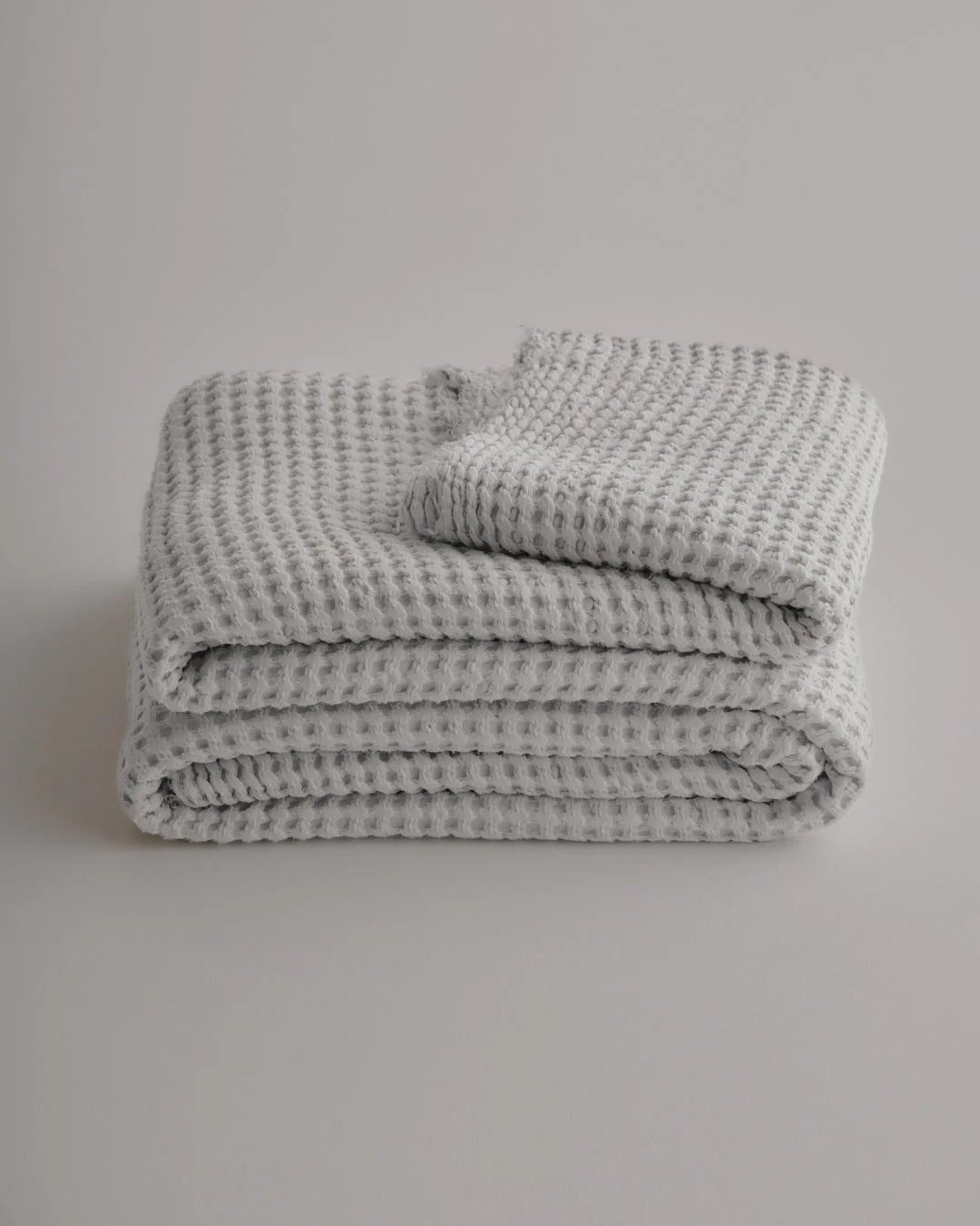 Flocca Linen Blanket | Fog | 230x260cm
