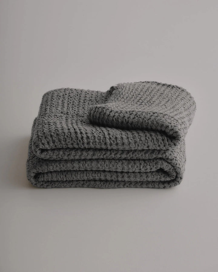 Flocca Linen Blanket | Tempest | 230x260cm