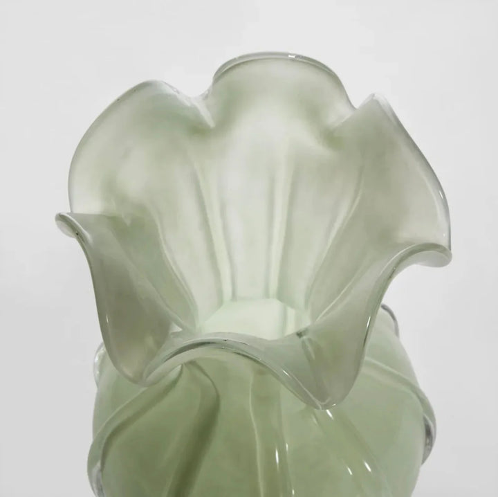 Lola Glass Vase | Green | H30cm