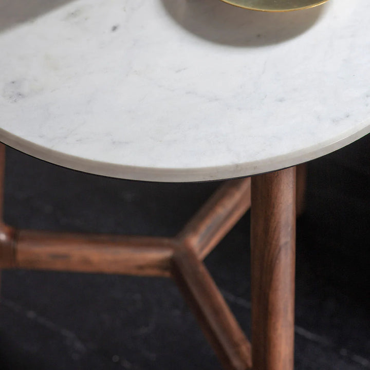 Sebastien Side Table | Marble Top | 50cmW