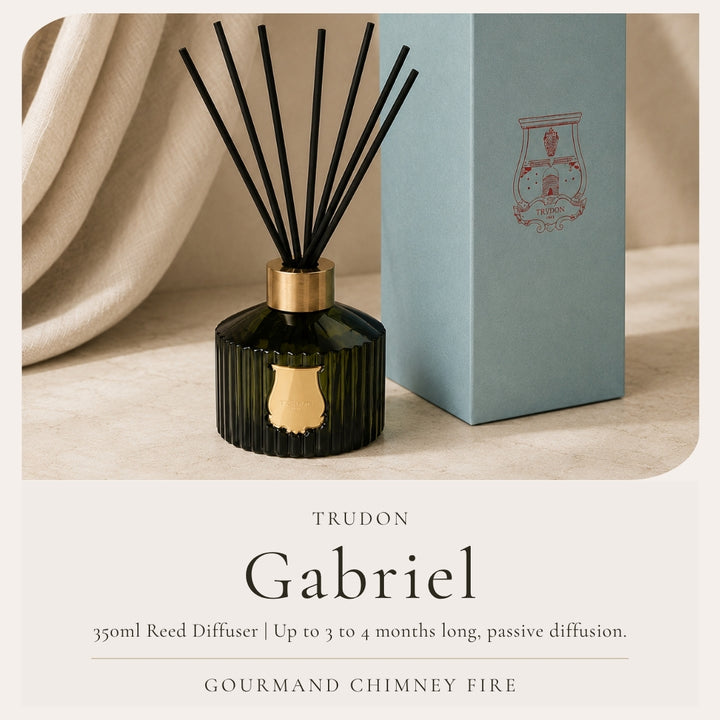 Trudon | Le Diffuser | Gabriel | 350ml | Gourmand Chimney Fire