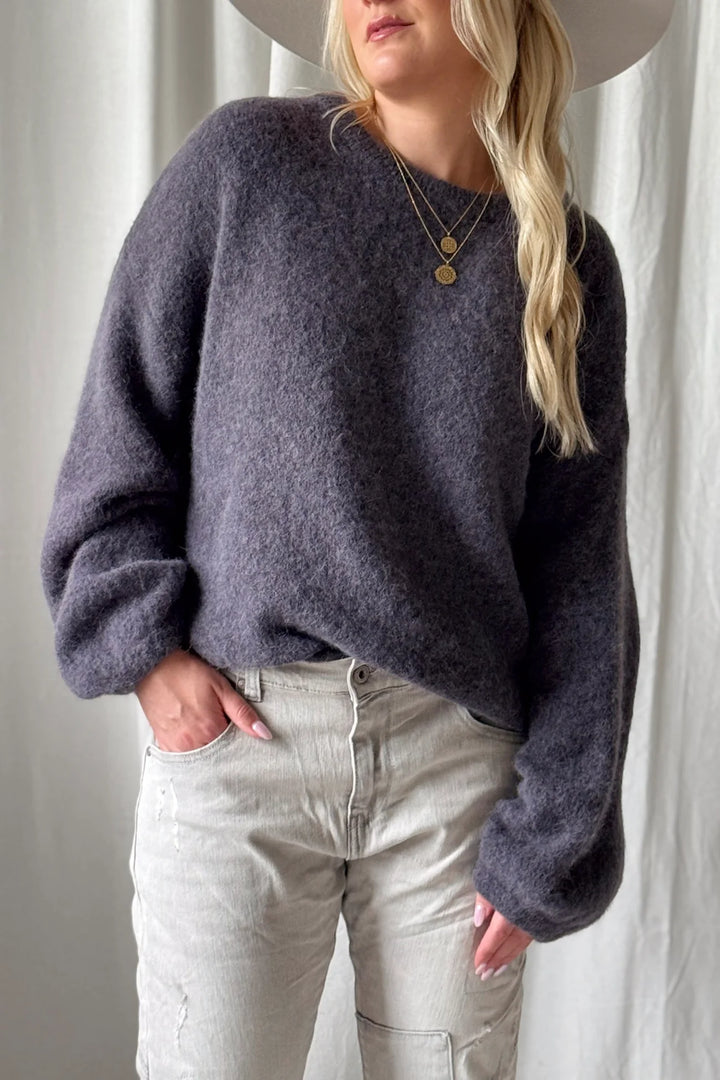 Bypias | Gretta Alpaca Jumper | Thunder