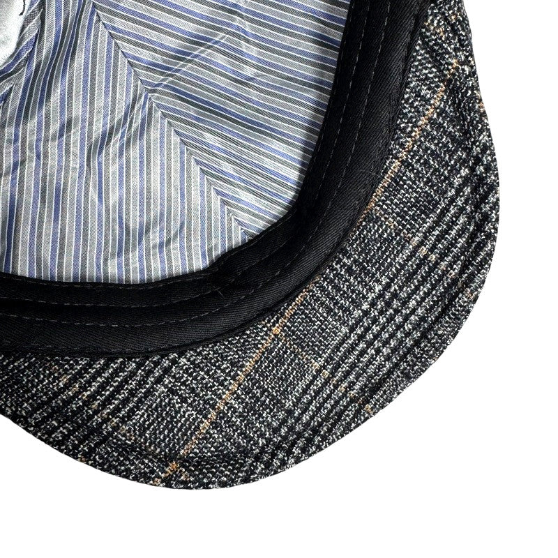 Plaid Ivy Cap | Black | Medium