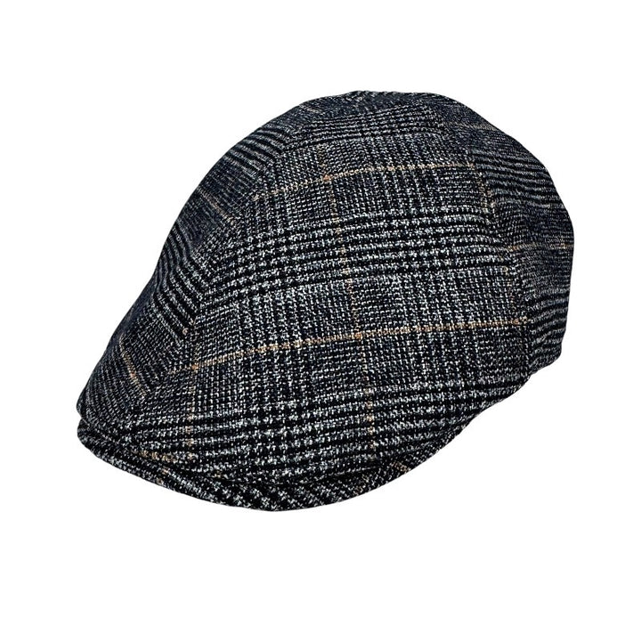 Plaid Ivy Cap | Black | Medium