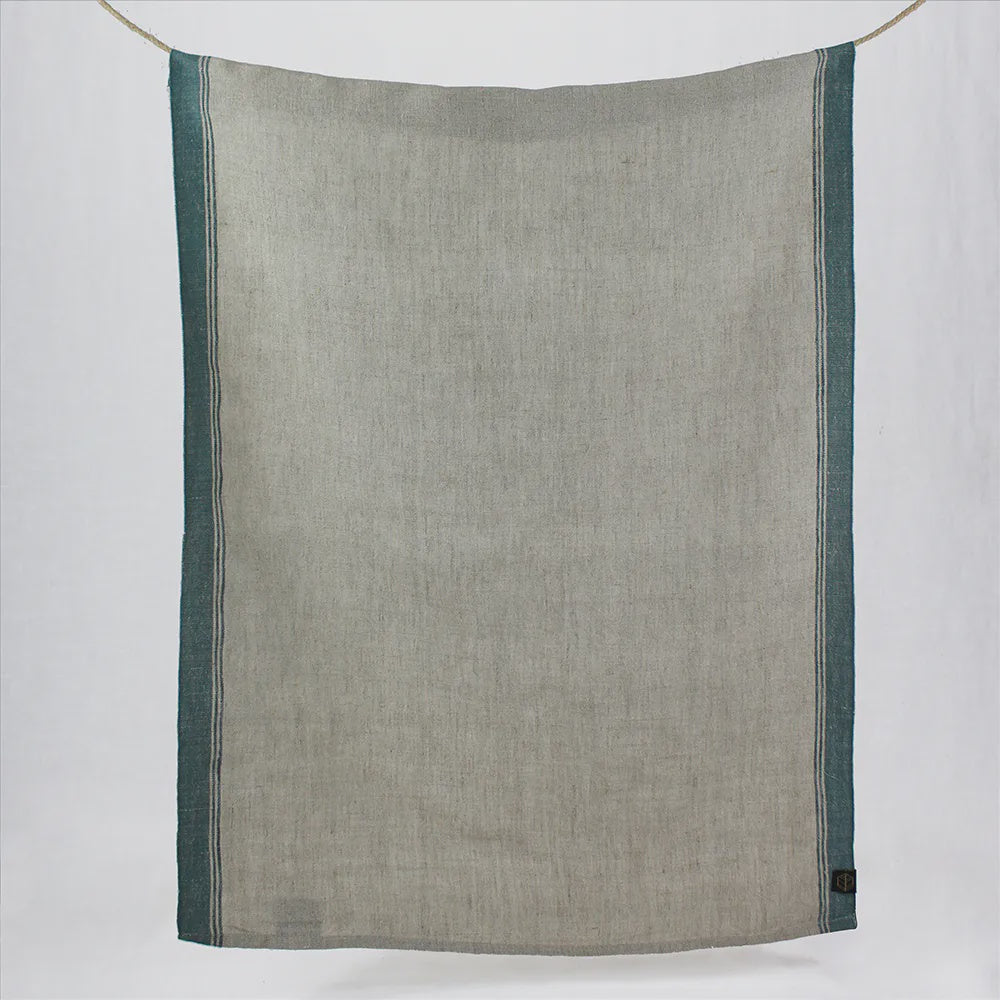 Havana Linen Tea Towel | Bleu de Pruse