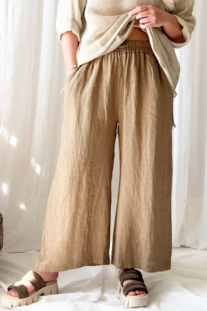 Bypias | Havana Linen Pants | Savanna