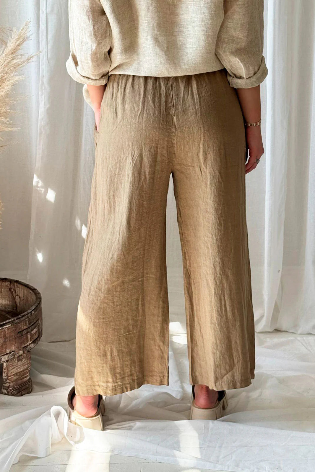 Bypias | Havana Linen Pants | Savanna