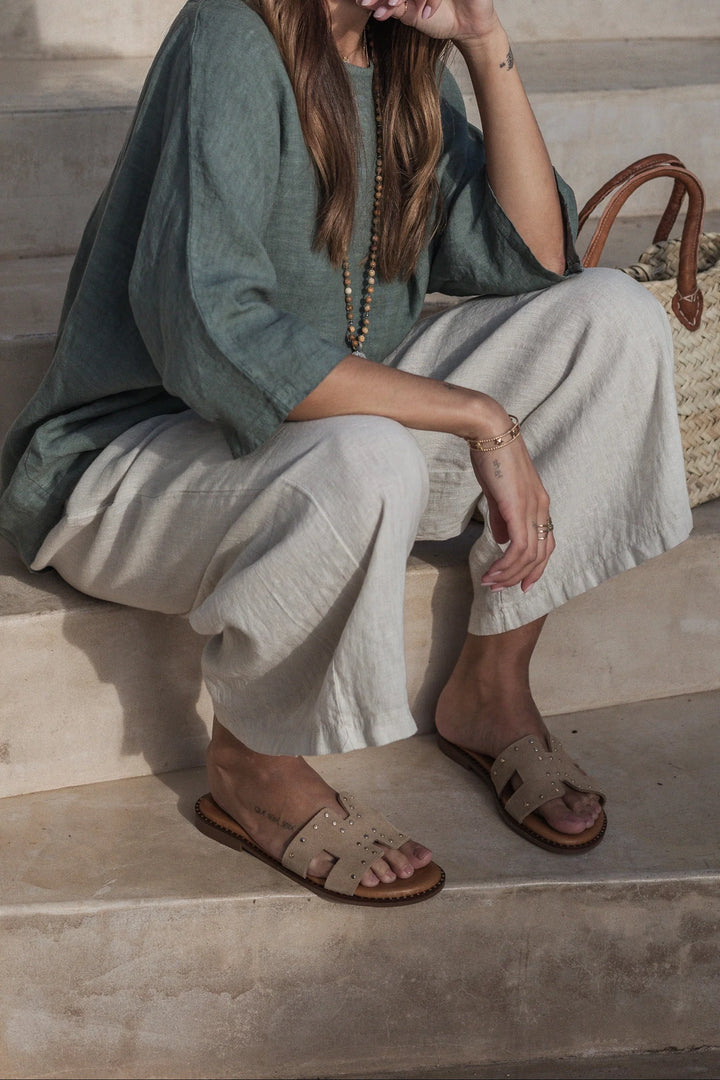 Bypias | Havana Linen Pants | Sand