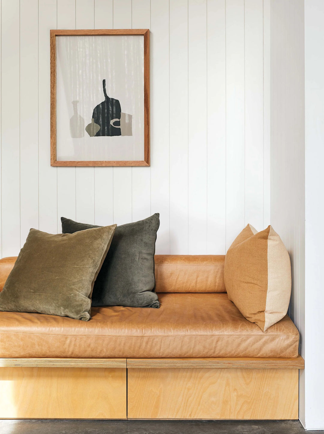 Cotton Velvet Classic Cushion | Sage | 55x55cm (Insert Sold Separately)