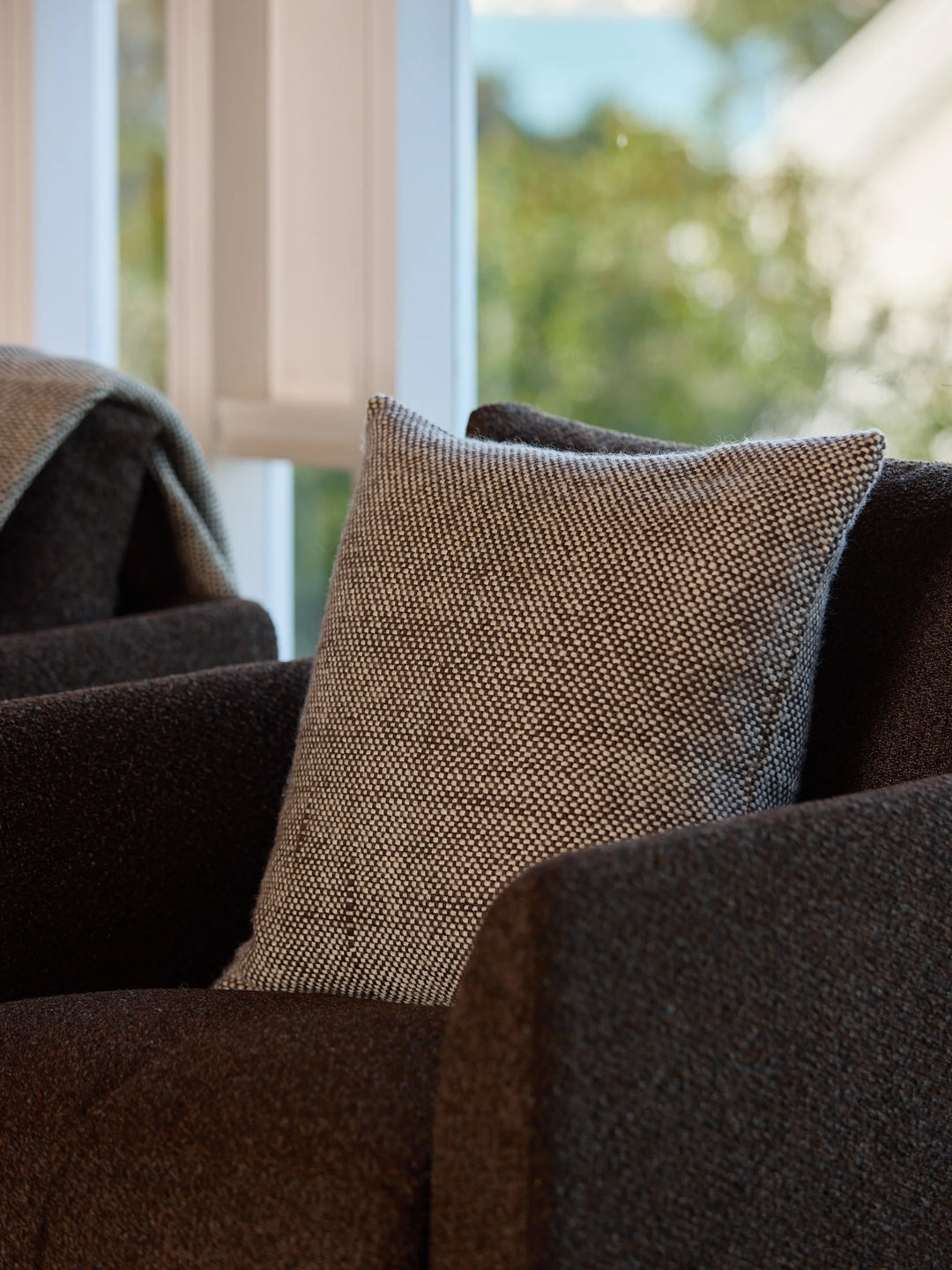 Hutt Wool Cushion Cover | Rye | 50x50cm (Insert Sold Separately)