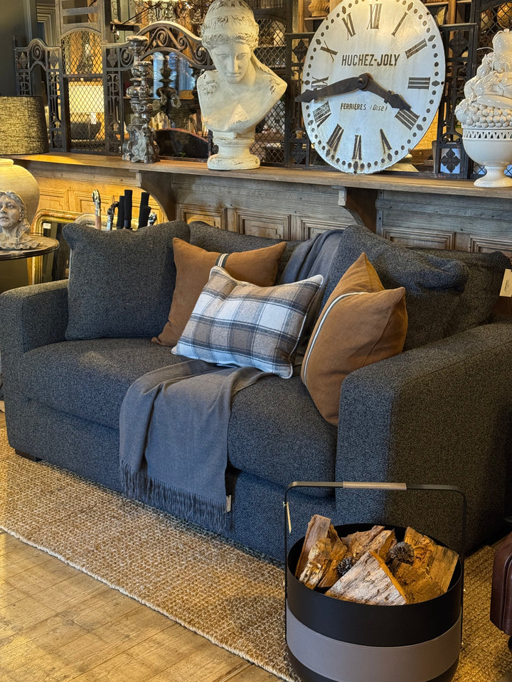 Aspen Shona 2 Str Sofa | Profile Envy Raven | Nero Foot | Luxura Foam Seat Upgrade