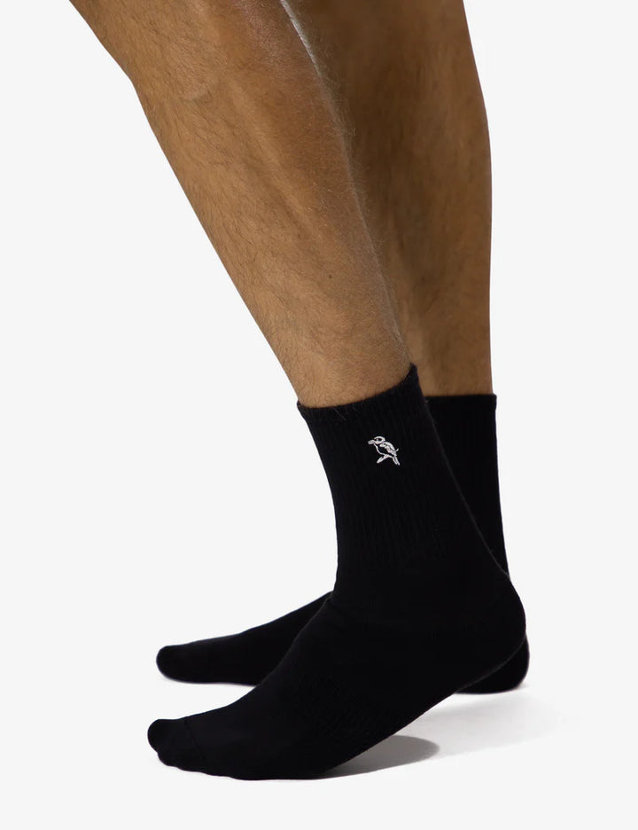 Simple | Mister Sock 3 Pack | Black Kookaburra