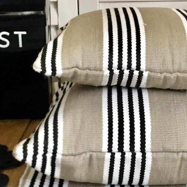 Durban Sand | Outdoor Cushion Cover &amp; Poly Insert | 60x60cm (BOWRAL)