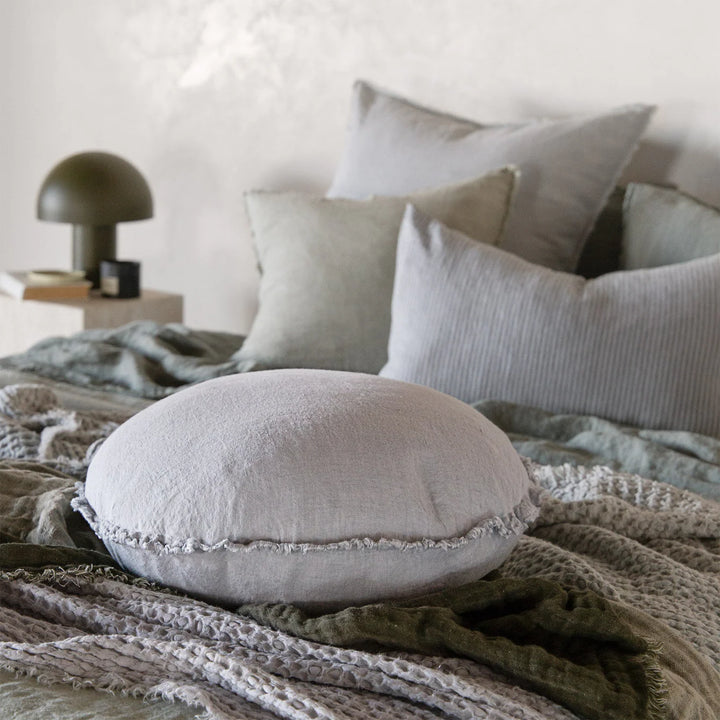 Flocca Macaron Cushion Cover | Fog-Suzie Anderson Home