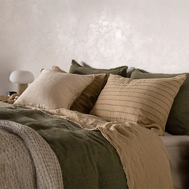 Basix Standard Pillowcase Big Stripe | Carmel/Tempest-Suzie Anderson Home