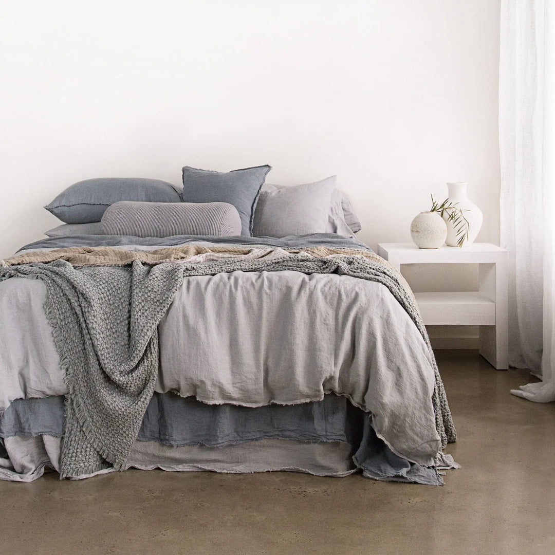 Basix Standard Pillowcase | Fog-Suzie Anderson Home