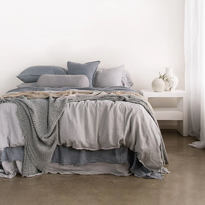 Basix Standard Pillowcase | Fog-Suzie Anderson Home